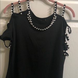 Pearl sleeved tee